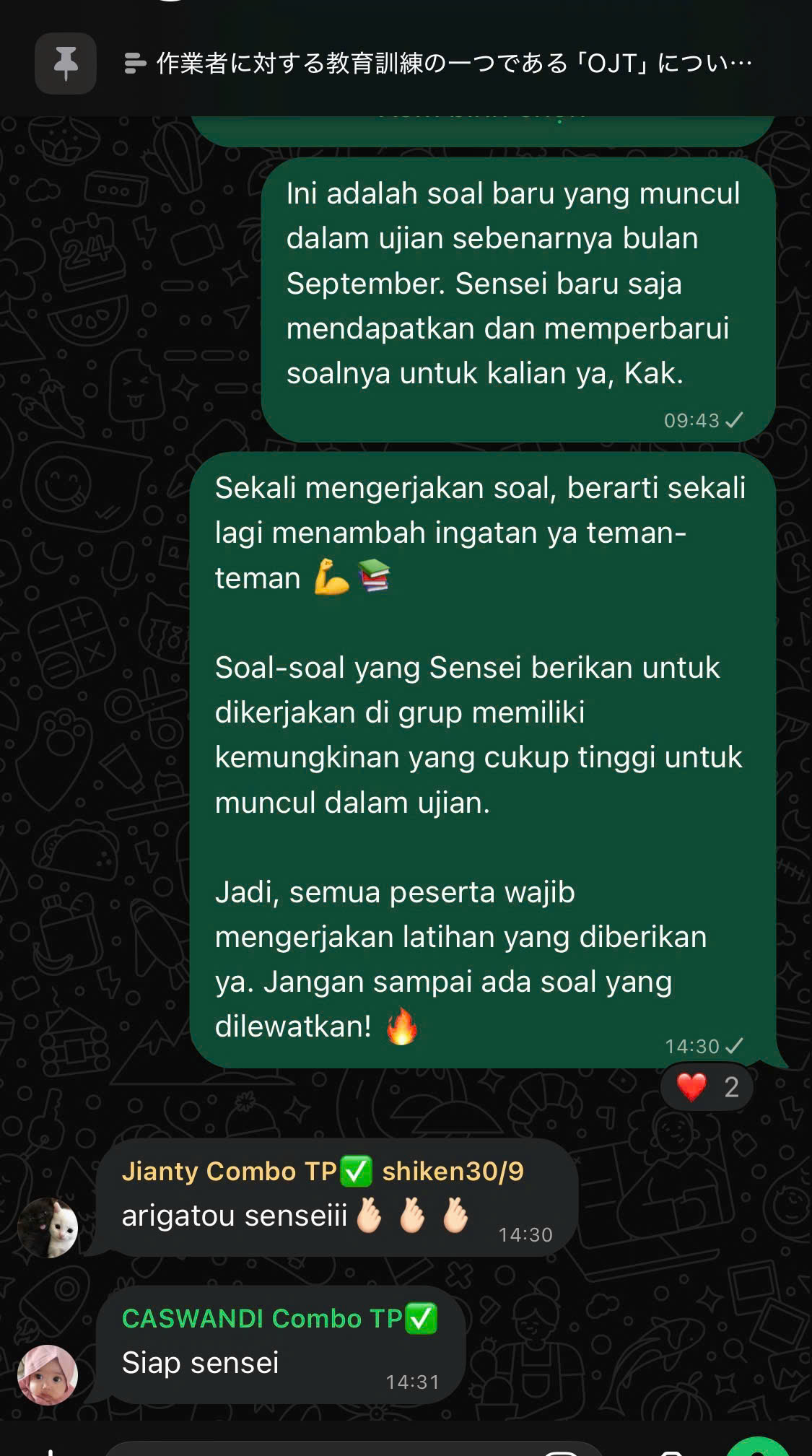 Học viên TRALIS 1