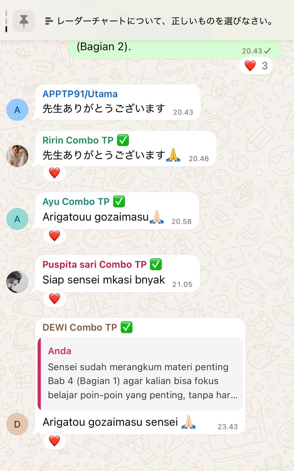 Học viên TRALIS 2